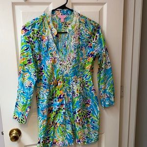 Lilly Pulitzer Sarasota Sea Soiree 100% XS